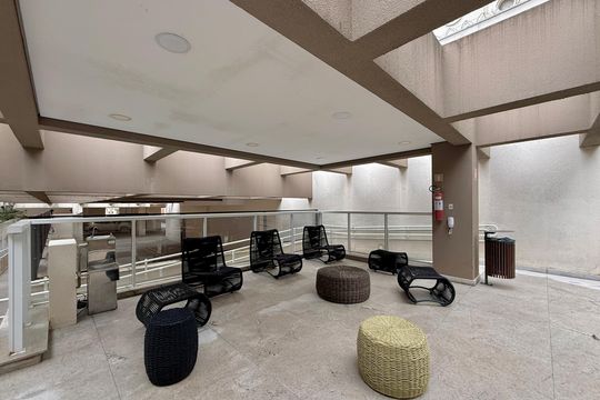 Área comum de kitnet/studio para alugar com 1 quarto, 42m² em Campo Belo, São Paulo