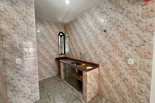 Sala/Cozinha de casa de condomínio para alugar com 4 quartos, 69m² em Tanque, Rio de Janeiro