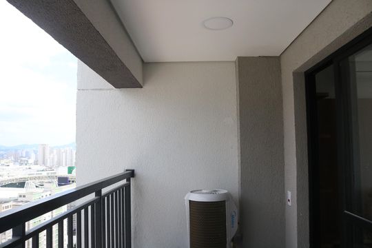Varanda de apartamento à venda com 2 quartos, 49m² em Barra Funda, São Paulo