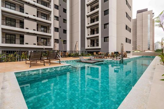 Área comum - Piscina de apartamento à venda com 2 quartos, 49m² em Barra Funda, São Paulo