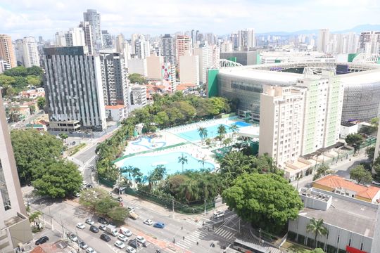 Varanda de apartamento à venda com 2 quartos, 49m² em Barra Funda, São Paulo