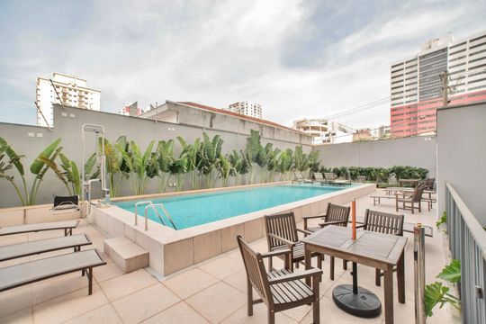 Área comum - Piscina de apartamento à venda com 1 quarto, 36m² em Vila da Saúde, São Paulo