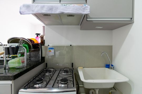 Área de Serviço de apartamento para alugar com 2 quartos, 34m² em Vila Mira, São Paulo