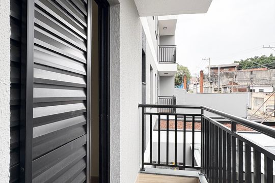 Varanda do Quarto 2 de apartamento à venda com 2 quartos, 55m² em Piqueri, São Paulo