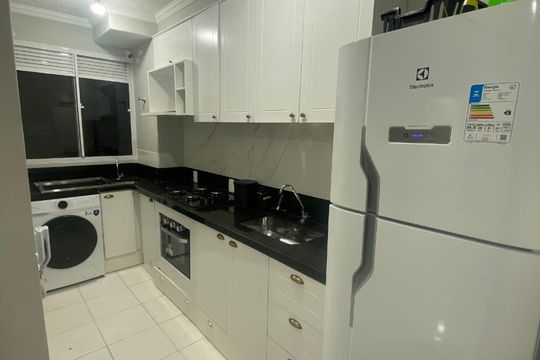 Cozinha de apartamento para alugar com 1 quarto, 42m² em Vila Princesa Isabel, São Paulo