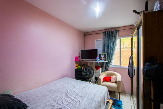 Quarto 1 de apartamento à venda com 2 quartos, 56m² em Jardim do Estádio, Santo André