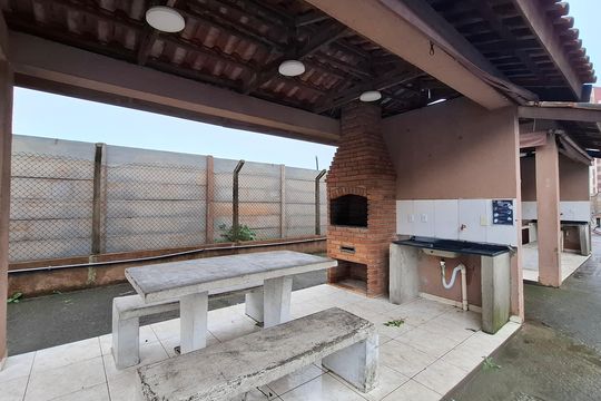 Área comum - Churrasqueira de apartamento à venda com 2 quartos, 56m² em Jardim do Estádio, Santo André