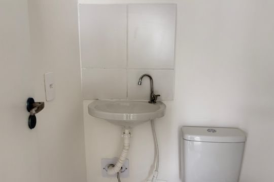 Banheiro Social de apartamento à venda com 2 quartos, 49m² em Mooca, São Paulo