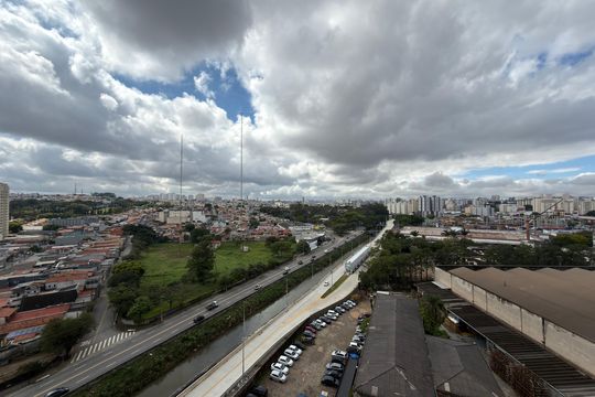 Sala Vista  de apartamento à venda com 3 quartos, 69m² em Rudge Ramos, São Bernardo do Campo