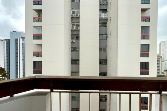 Varanda do Quarto de apartamento à venda com 2 quartos, 60m² em Pinheiros, São Paulo