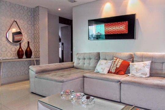 sala de apartamento à venda com 4 quartos, 255m² em Buritis, Belo Horizonte