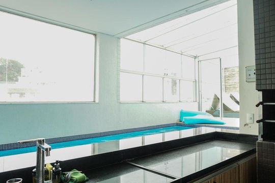 Área comum - Piscina de apartamento à venda com 4 quartos, 255m² em Buritis, Belo Horizonte