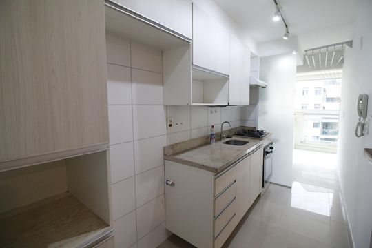 Cozinha de apartamento à venda com 3 quartos, 86m² em Pechincha, Rio de Janeiro