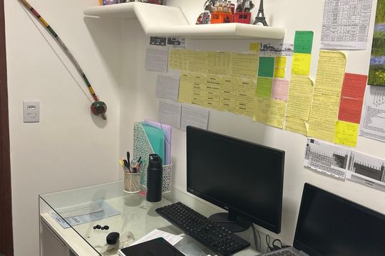 Escritório de apartamento à venda com 3 quartos, 115m² em Vila Polopoli, São Paulo
