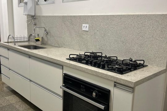 Cozinha de apartamento à venda com 3 quartos, 115m² em Vila Polopoli, São Paulo