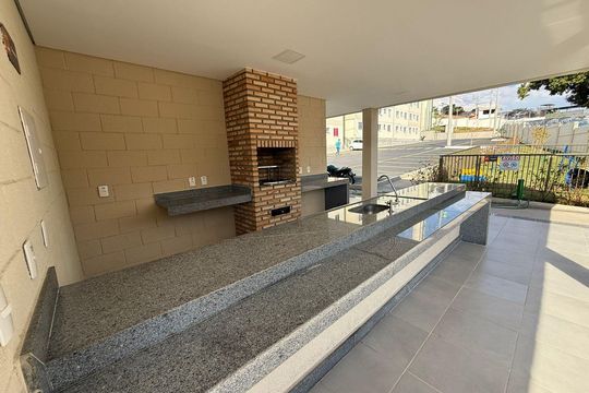 Área externa de apartamento para alugar com 2 quartos, 38m² em Rosana, Ribeirão das Neves