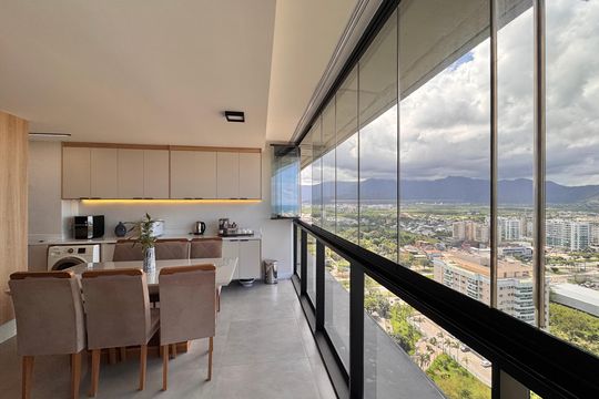 Varanda de apartamento à venda com 2 quartos, 83m² em Recreio dos Bandeirantes, Rio de Janeiro