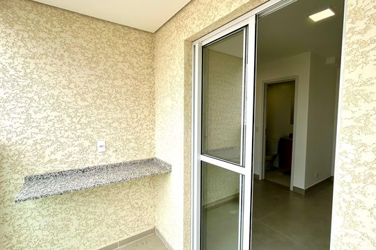 Varanda da Sala de apartamento para alugar com 2 quartos, 45m² em Vila Galvão, Guarulhos