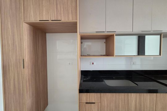 Sala/Cozinha de apartamento para alugar com 2 quartos, 85m² em Vilamar, Praia Grande