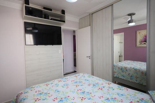 Suíte 1 de apartamento à venda com 3 quartos, 78m² em City Bussocaba, Osasco