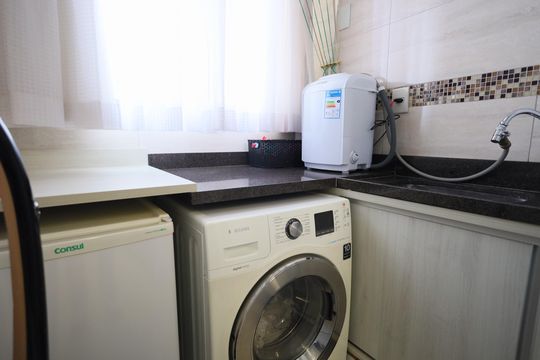 Cozinha e Área de Serviço de apartamento à venda com 3 quartos, 78m² em City Bussocaba, Osasco