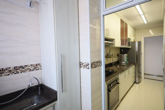 Cozinha e Área de Serviço de apartamento à venda com 3 quartos, 78m² em City Bussocaba, Osasco