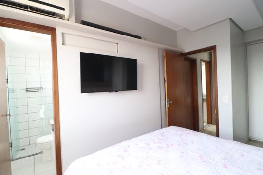 Quarto 2 - Suíte de apartamento para alugar com 2 quartos, 60m² em Santa Mônica, Uberlândia