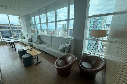 Área comum de apartamento para alugar com 1 quarto, 42m² em Funcionários, Belo Horizonte