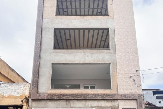 Fachada + plaquinha de apartamento à venda com 2 quartos, 120m² em Osvaldo Cruz, São Caetano do Sul