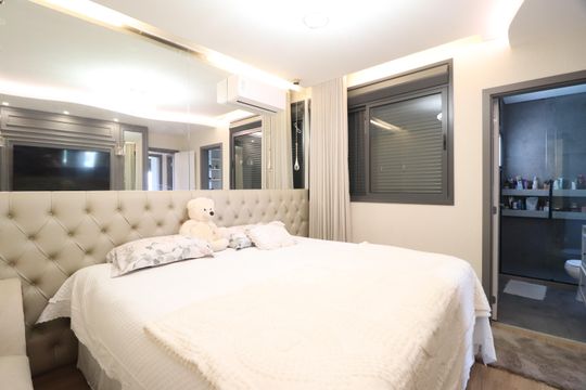 Quarto 1 - Suíte de apartamento para alugar com 3 quartos, 96m² em Osvaldo Rezende, Uberlândia