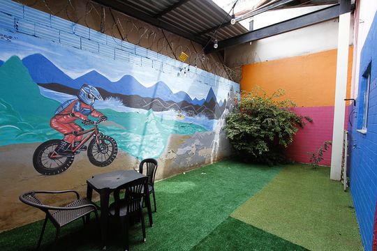 Área comum de kitnet/studio para alugar com 1 quarto, 30m² em João Pinheiro, Belo Horizonte