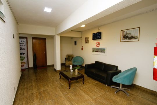 Área comum de kitnet/studio para alugar com 1 quarto, 30m² em João Pinheiro, Belo Horizonte