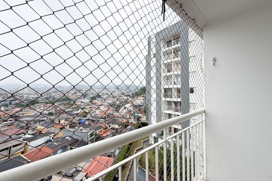 Varanda de apartamento à venda com 2 quartos, 63m² em Jardim Mariliza, São Paulo
