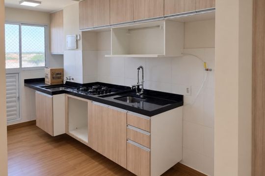 Cozinha de apartamento à venda com 2 quartos, 46m² em João Aranha, Paulínia