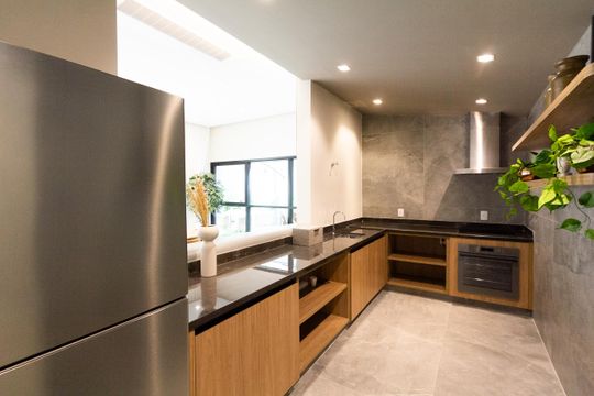 Área comum de apartamento à venda com 2 quartos, 49m² em Vila Nova Conceição, São Paulo