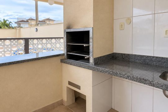 Churrasqueira de casa de condomínio para alugar com 3 quartos, 154m² em Urbanova VI, São José dos Campos