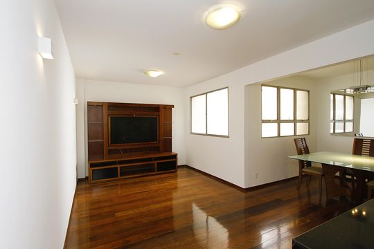 Sala de apartamento para alugar com 4 quartos, 130m² em São Bento, Belo Horizonte