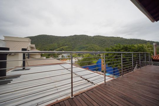 Varanda da Sala  de casa de condomínio para alugar com 4 quartos, 300m² em Santo Antonio de Lisboa, Florianópolis