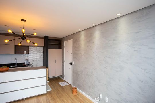 Sala de apartamento para alugar com 2 quartos, 43m² em Campanário, Diadema