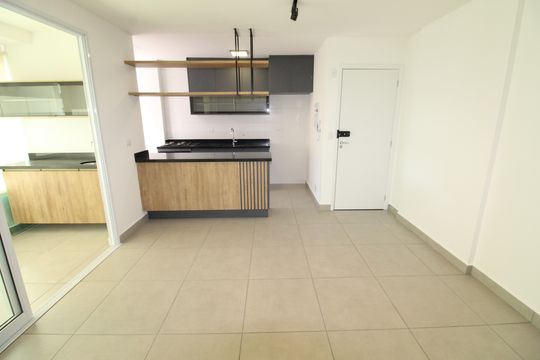 Sala de apartamento para alugar com 1 quarto, 40m² em Parque Residencial Aquarius, São José dos Campos