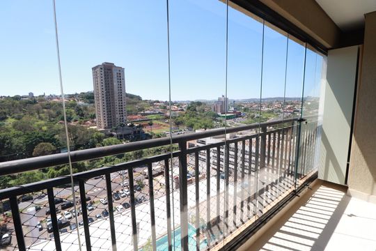 Varanda  de apartamento para alugar com 2 quartos, 54m² em Santa Cruz do Jose Jacques, Ribeirão Preto