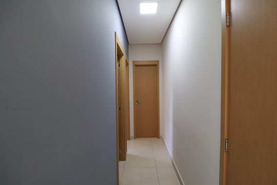 Corredor de apartamento para alugar com 2 quartos, 54m² em Santa Cruz do Jose Jacques, Ribeirão Preto