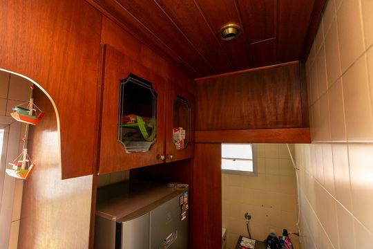 COZINHA de apartamento para alugar com 1 quarto, 46m² em Vila Paraiso, Campinas