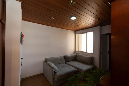 SALA de apartamento para alugar com 1 quarto, 46m² em Vila Paraiso, Campinas