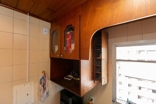 COZINHA de apartamento para alugar com 1 quarto, 46m² em Vila Paraiso, Campinas