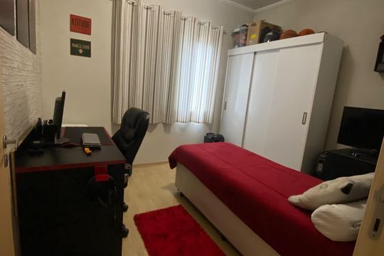 Quarto de casa de condomínio para alugar com 3 quartos, 90m² em Jardim Santa Paula, Cotia