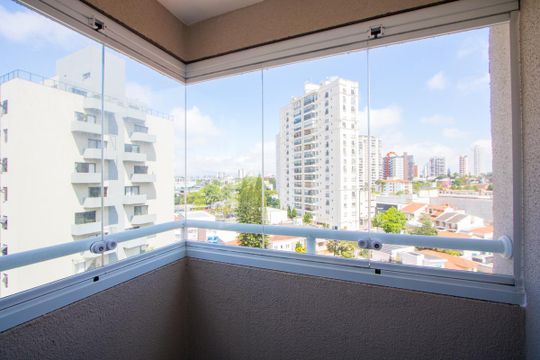 Varanda do quarto  de apartamento à venda com 2 quartos, 58m² em Jardim Bela Vista, Santo André