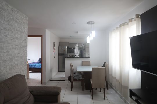 Sala de apartamento para alugar com 2 quartos, 42m² em São José, Canoas