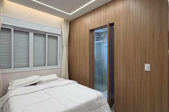 Suite de kitnet/studio para alugar com 1 quarto, 48m² em Boqueirão, Santos