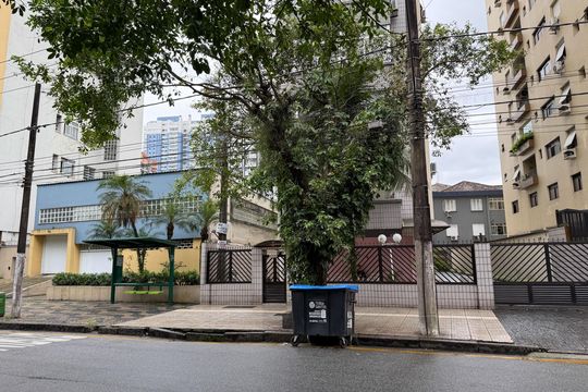 Fachada de kitnet/studio para alugar com 1 quarto, 48m² em Boqueirão, Santos